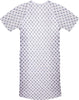 Image of 6 Pack Cotton Blend Hospital Gown, Back Tie, 45" Long & 61" Wide, Patient Gowns Comfortably Fits Sizes up to 2XL
