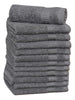 Image of 12 Premium Quality Washcloths (Grey -13x13 inches ) 1.5 lb/dz - Maz Tex Supply