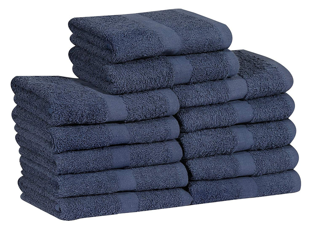 Cotton Salon Towels (16x27 inches) - Soft Absorbent Quick Dry Gym-Salon-Spa Hand Towel - Maz Tex Supply