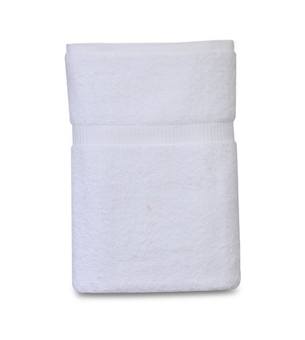 Pack of 4 Premium Bath Towel ( 27 x 54, White) 100% Ring-Spun Cotton Towels 17 lb/dz - Maz Tex Supply