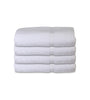 Image of Pack of 4 Premium Bath Towel ( 27 x 54, White) 100% Ring-Spun Cotton Towels 17 lb/dz - Maz Tex Supply
