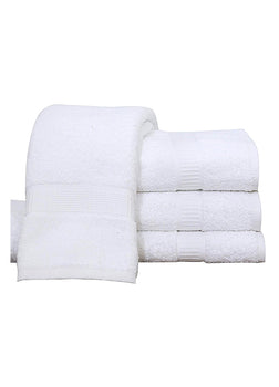 Pack of 4 Premium Bath Towel ( 27 x 54, White) 100% Ring-Spun Cotton Towels 17 lb/dz
