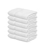 Image of 12 New White 20X40 100% Cotton Bath Towels Soft & Quick Dry 5 lb/dz - Maz Tex Supply