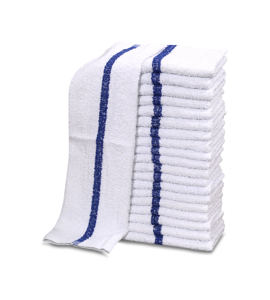 60 New 100% Cotton White 16"x19" Restaurant Bar Mops Kitchen Towels - Maz Tex Supply