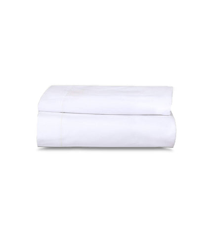 6 Pack White Flat Bed Sheets T-200-PolyCotton -  Hotel Quality - Maz Tex Supply