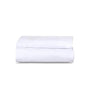 Image of 6 Pack White Flat Bed Sheets T-200-PolyCotton -  Hotel Quality - Maz Tex Supply