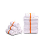 Image of 24 Dozen Case Pack Gold Stripe 16"x19" Restaurant Bar Mops Kitchen Towels 100% Cotton - Maz Tex Supply