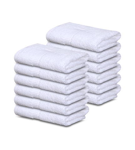 Premium Quality Hand Towel (16"X27") Dobby Border- 10 Dozen Case Pack =1 Unit 3 lb/dz - Maz Tex Supply