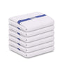 Image of 12 Pack Blue Stripe Pool Towels (24"x 50"- White) Pure Cotton 10 lb/dz - Maz Tex Supply