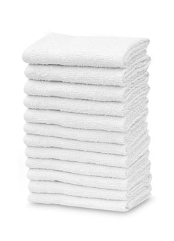 Wash Cloth Kitchen Towels,100% Natural Cotton (12