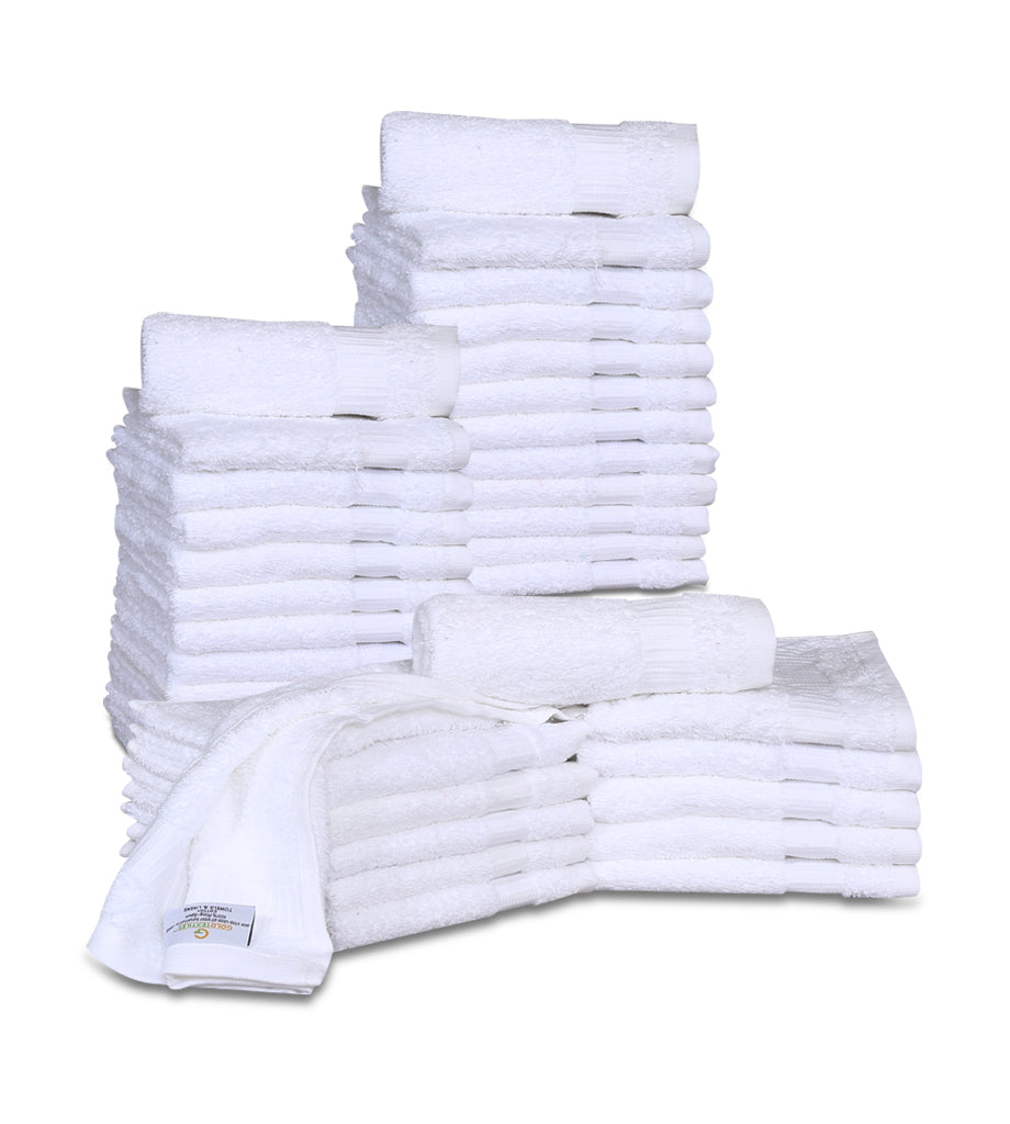 Premium Quality Washcloths (13x13 ) 1.5 lb/dz - 25 Dozen Case pack = 1 Unit 1.5 lb/dz - Maz Tex Supply