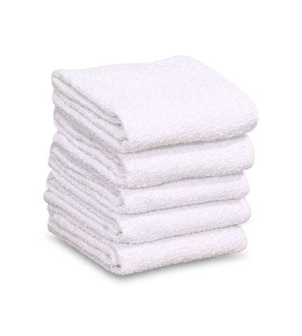 60 New 100% Cotton White 16"x19" Restaurant Bar Mops Kitchen Towels - Maz Tex Supply