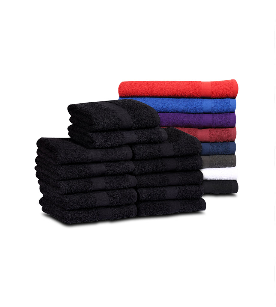 Salon Towels (120 Case Pack- 16x27 inches) -100% Rinspun Cotton 3 lb/dz - Maz Tex Supply